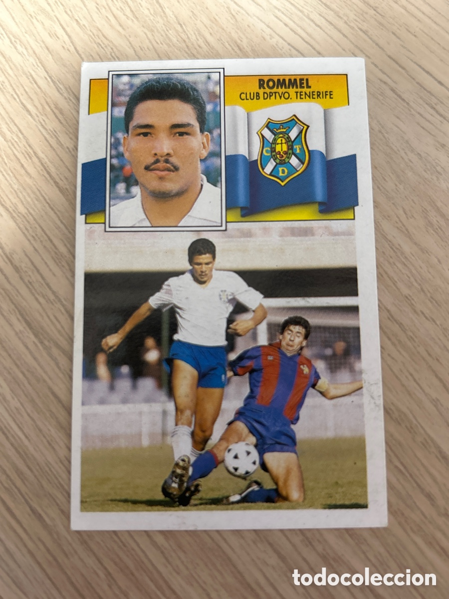 Fu&szlig;ball-Sticker: ROMMEL C. D. TENERIFE LIGA ESTE 1990 1991 90 91 NUNCA PEGADO SIN PEGAR