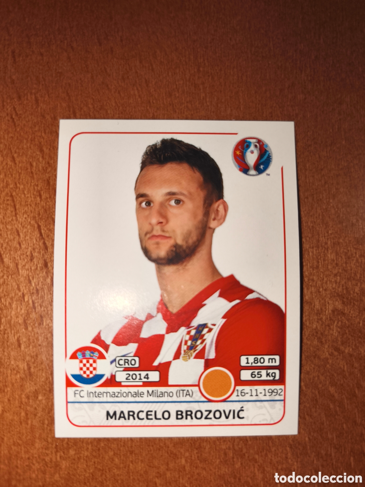 Figurine di Calcio: Marcelo Brozovic n&deg;446 UEFA Euro 2016 Croacia