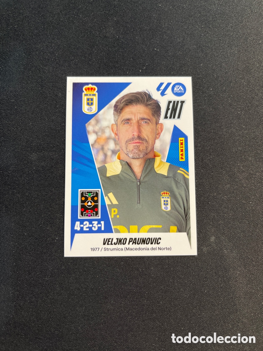 Figurine di Calcio: Veljko Paunovic 2 Oviedo Liga Este 2025 2026 25 26