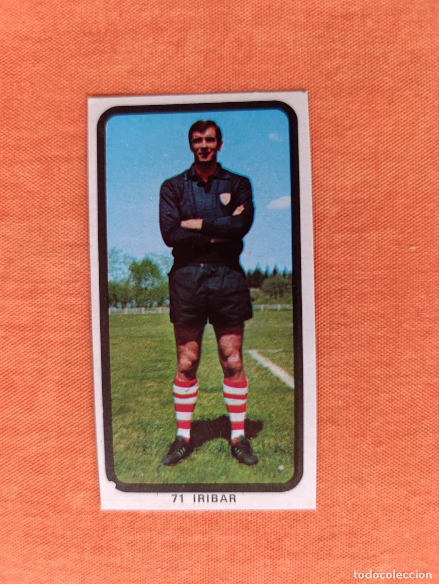 Football Stickers: IRIBAR. CROMO IRIBAR N&ordm; 71, RUIZ ROMERO 1974 1975 ( 74-75). NUNCA PEGADO. VER FOTOGRAF&Iacute;AS.