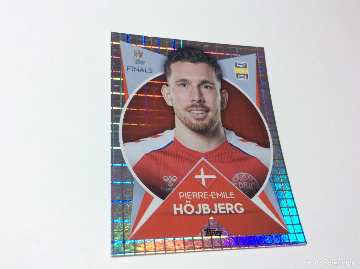 Football Stickers: 133 Pierre-Emile H&ouml;jbjerg Sticker The Road to UEFA Nations League Finals 2022 2023 22 23 Topps