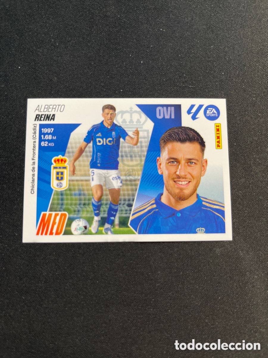 Football Stickers: Reina 12 Oviedo Liga Este 2025 2026 25 26