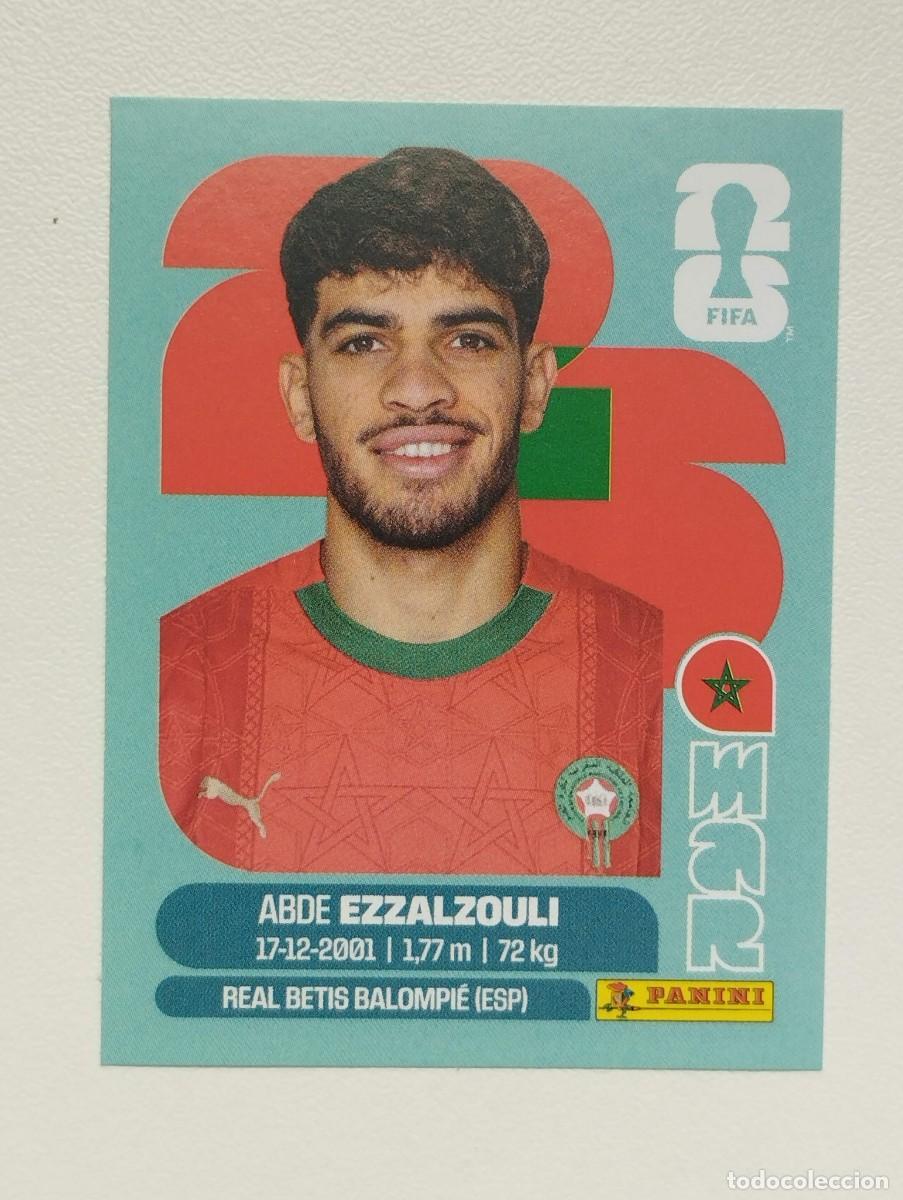 Football Stickers: CROMO STICKER WORLD CUP 2026 MUNDIAL 26 PANINI MARRUECOS MAR17 MAR 17 ABDE EZZALZOULI