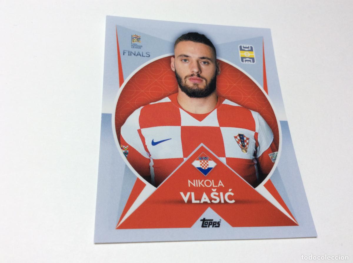 Football Stickers: 135 Nikola Vlasic Cromo Sticker The Road to UEFA Nations League Finals 2022 2023 22 23 Topps