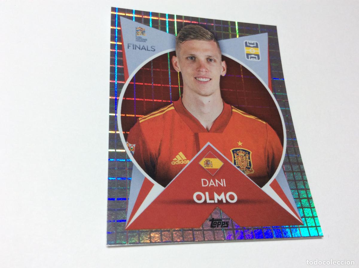 Cromos de Futebol: 137 Dani Olmo Cromo Sticker The Road to UEFA Nations League Finals 2022 2023 22 23 Topps