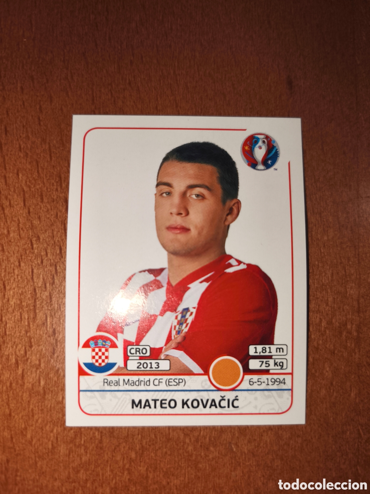 Cromos de Futebol: Mateo Kovacic n&deg;449 UEFA Euro 2016 Croacia
