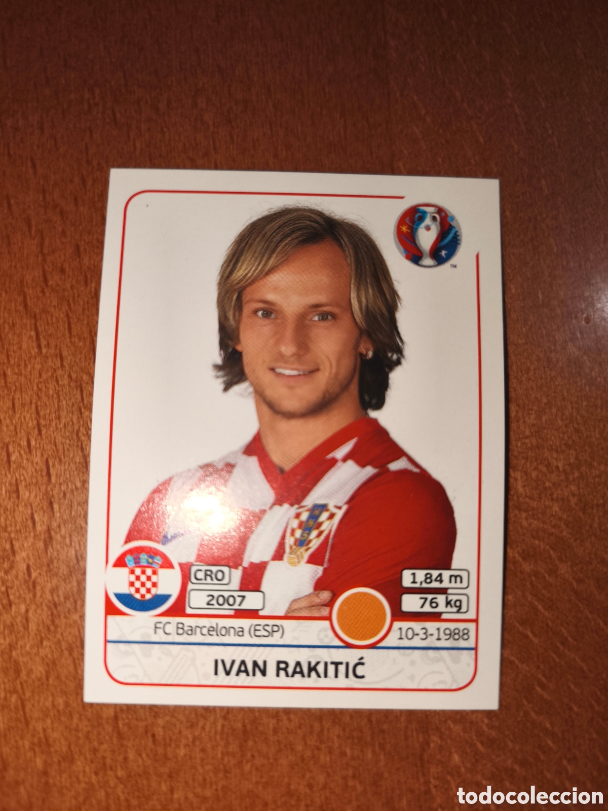 Figurine di Calcio: Ivan Rakitic n&deg;450 UEFA Euro 2016 Croacia