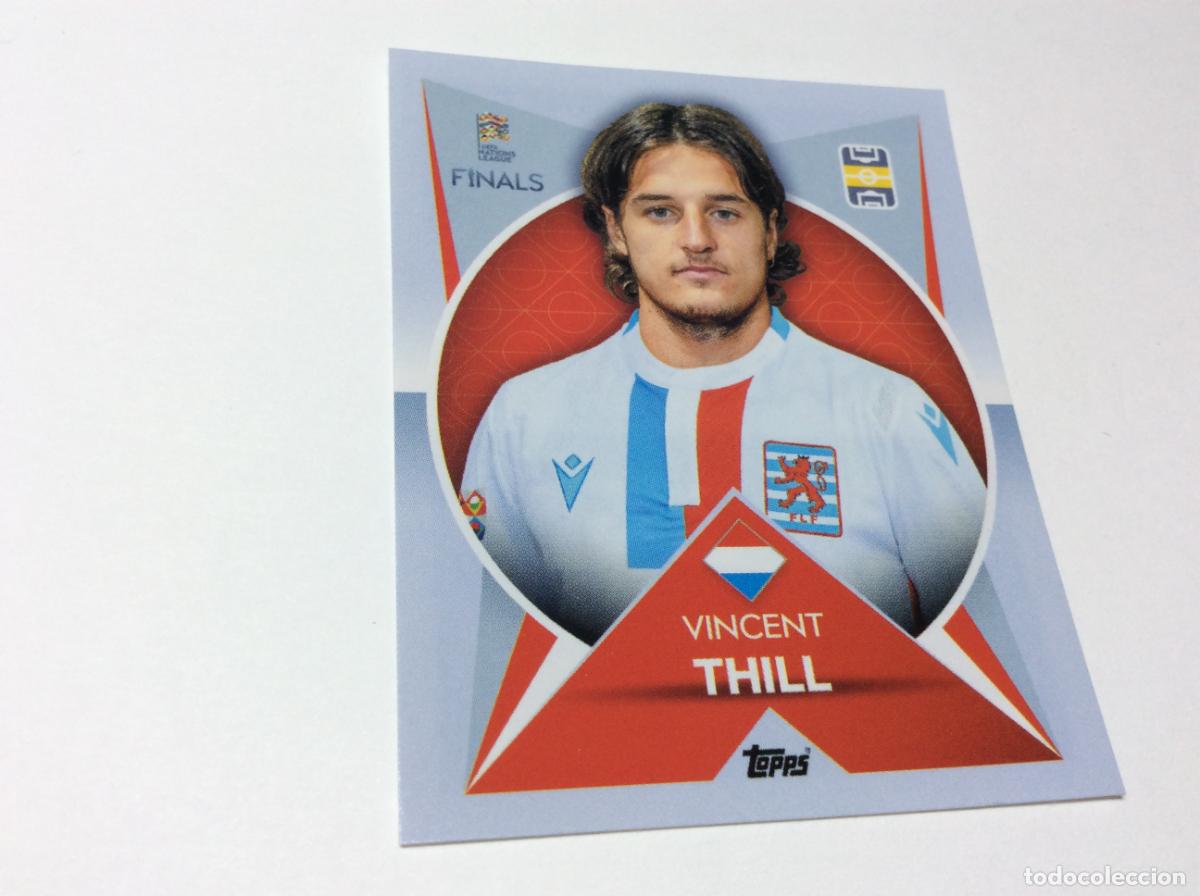 Cromos de F&uacute;tbol: 140 Vincent Thill Cromo Sticker The Road to UEFA Nations League Finals 2022 2023 22 23 Topps