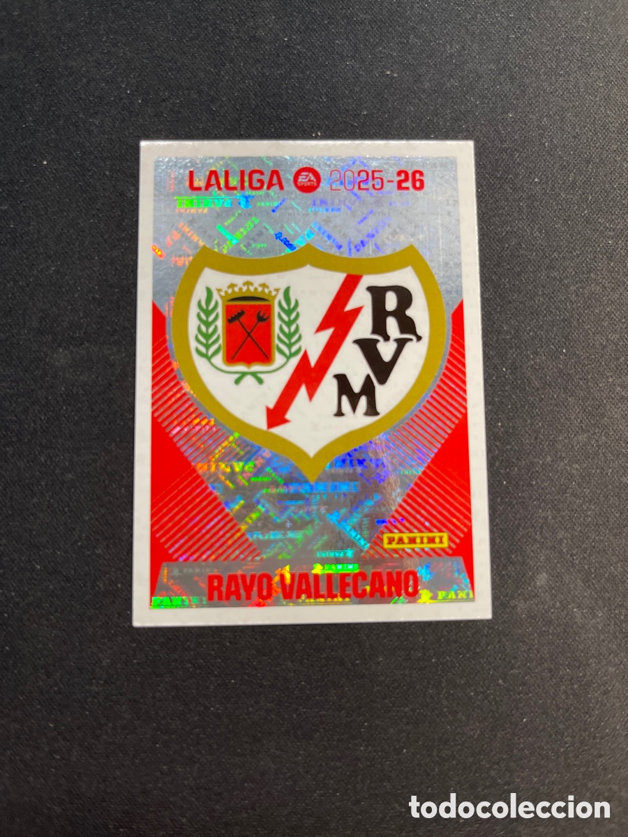 Cromos de F&uacute;tbol: Escudo 1 Rayo Vallecano Liga Este 2025 2026 25 26