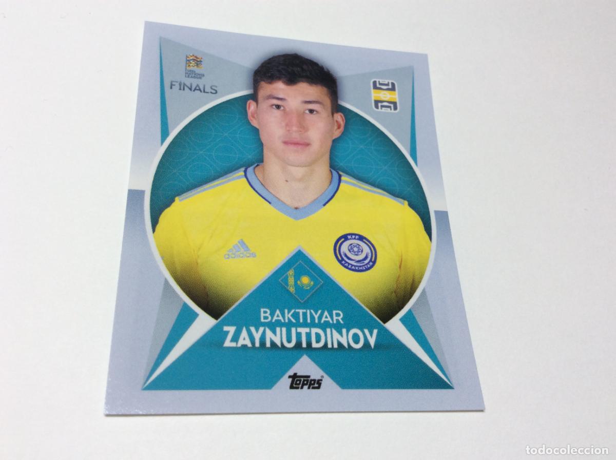 Cromos de F&uacute;tbol: 142 Baktiyar Zaynutdinov Cromo Sticker The Road to UEFA Nations League Finals 2022 2023 22 23 Topps