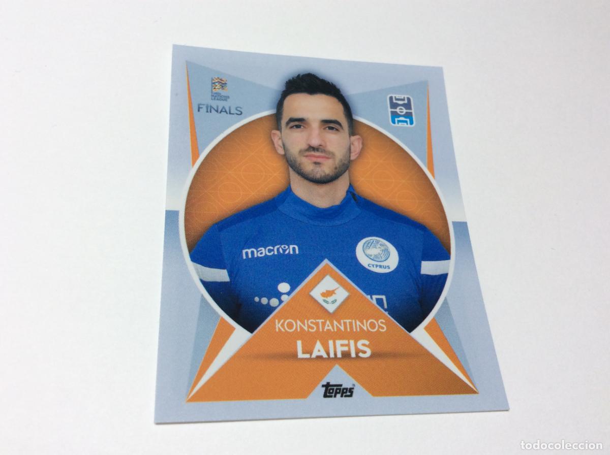 Cromos de F&uacute;tbol: 147 Konstantinos Laifis Cromo Sticker The Road to UEFA Nations League Finals 2022 2023 22 23 Topps
