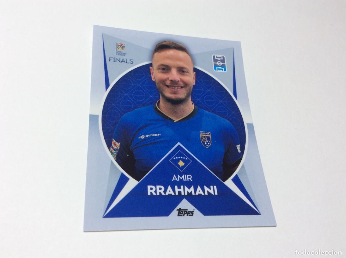 Football Stickers: 149 Amir Rrahmani Cromo Sticker The Road to UEFA Nations League Finals 2022 2023 22 23 Topps