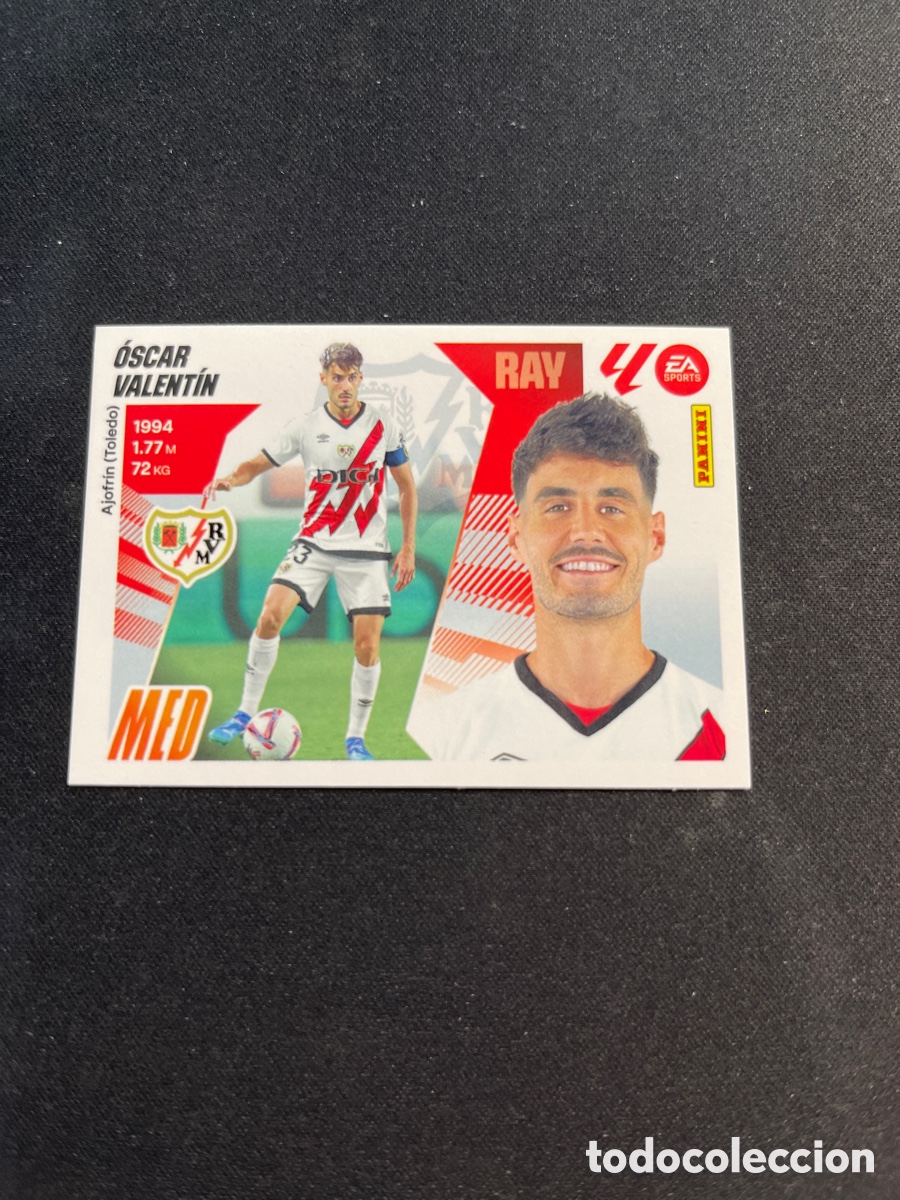 Football Stickers: Oscar Valentin 12 Rayo Vallecano Liga Este 2025 2026 25 26