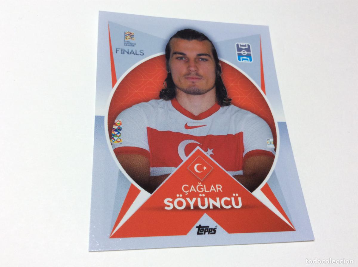 Football Stickers: 151 Caglar Soyincu Cromo Sticker The Road to UEFA Nations League Finals 2022 2023 22 23 Topps