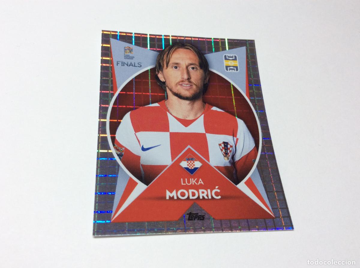 Cromos de f&uacute;tbol: 158 Luka Modric Cromo Sticker The Road to UEFA Nations League Finals 2022 2023 22 23 Topps