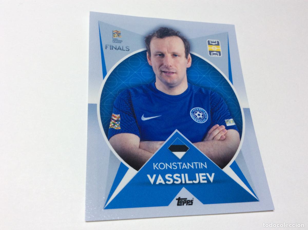 Cromos de F&uacute;tbol: 160 Konstantin Vassiljev Cromo Sticker The Road to UEFA Nations League Finals 2022 2023 22 23 Topps