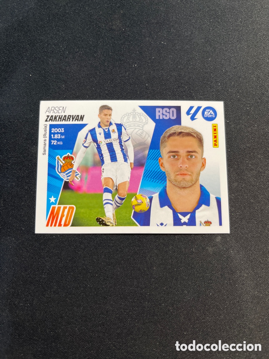 Cromos de F&uacute;tbol: Zakharyan 15 Bis Real Sociedad Liga Este 2025 2026 25 26