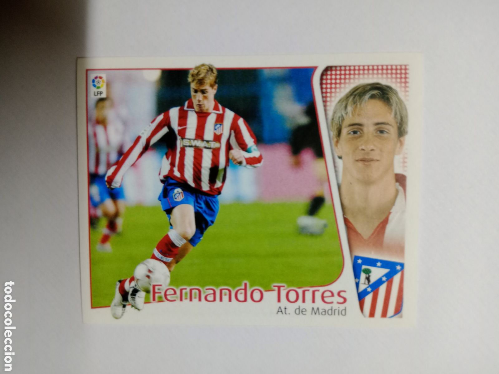 Cartes &agrave; collectionner de Football: 2004 2005 04 05 ESTE CROMO NUNCA PEGADO EN BUEN ESTADO ATL&Eacute;TICO MADRID FERNANDO TORRES