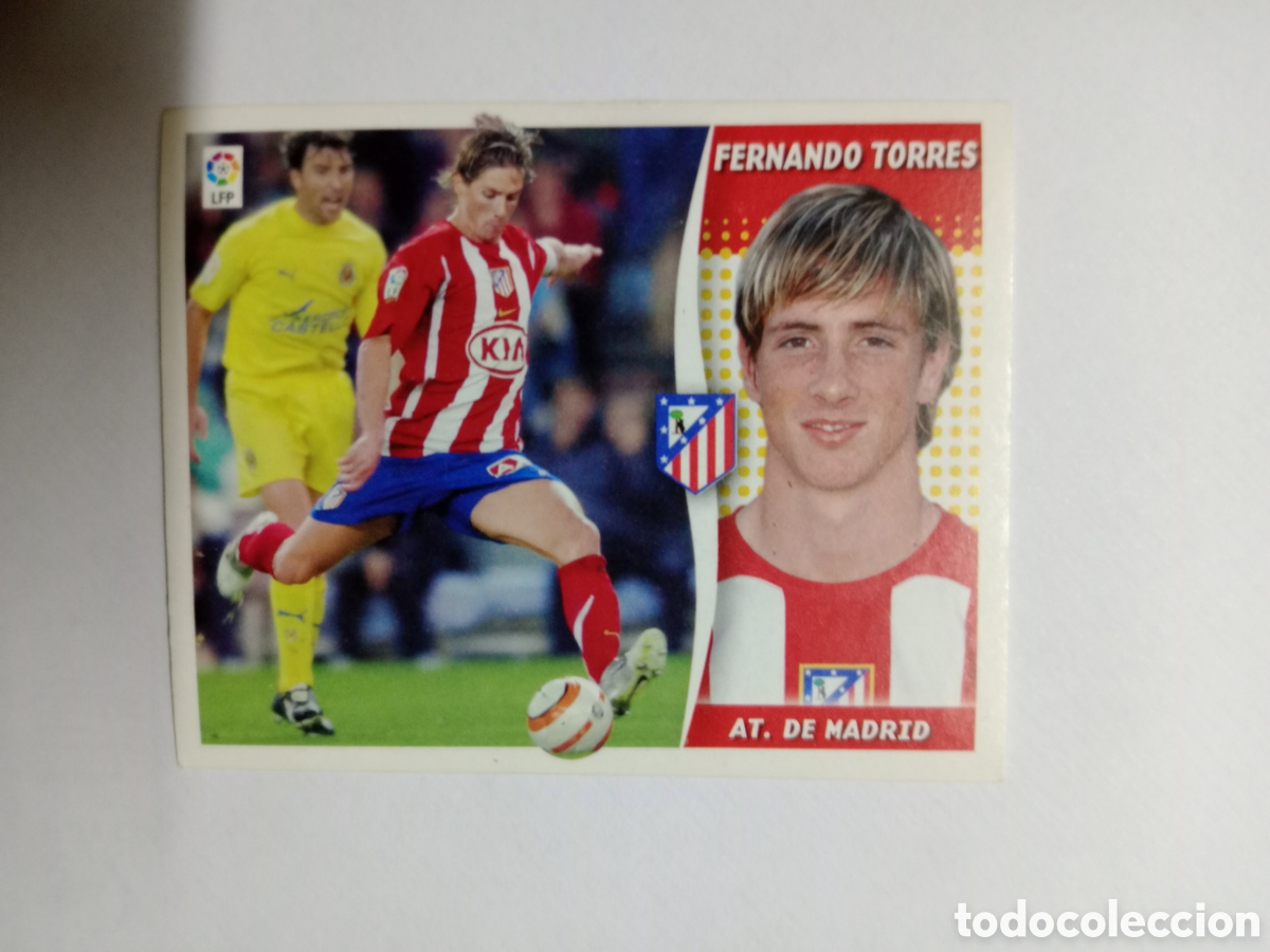 Cromos de F&uacute;tbol: 2006-2007 06-07 ESTE CROMO NUNCA PEGADO EN BUEN ESTADO AT. MADRID FERNANDO TORRES