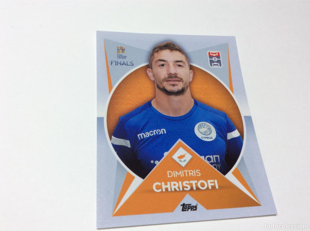 Cromos de F&uacute;tbol: 164 Dimitris Christofi Cromo Sticker The Road to UEFA Nations League Finals 2022 2023 22 23 Topps