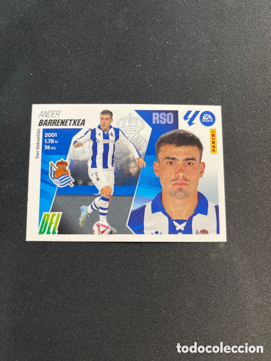 Cromos de F&uacute;tbol: Barrenetxea 17 Real Sociedad Liga Este 2025 2026 25 26