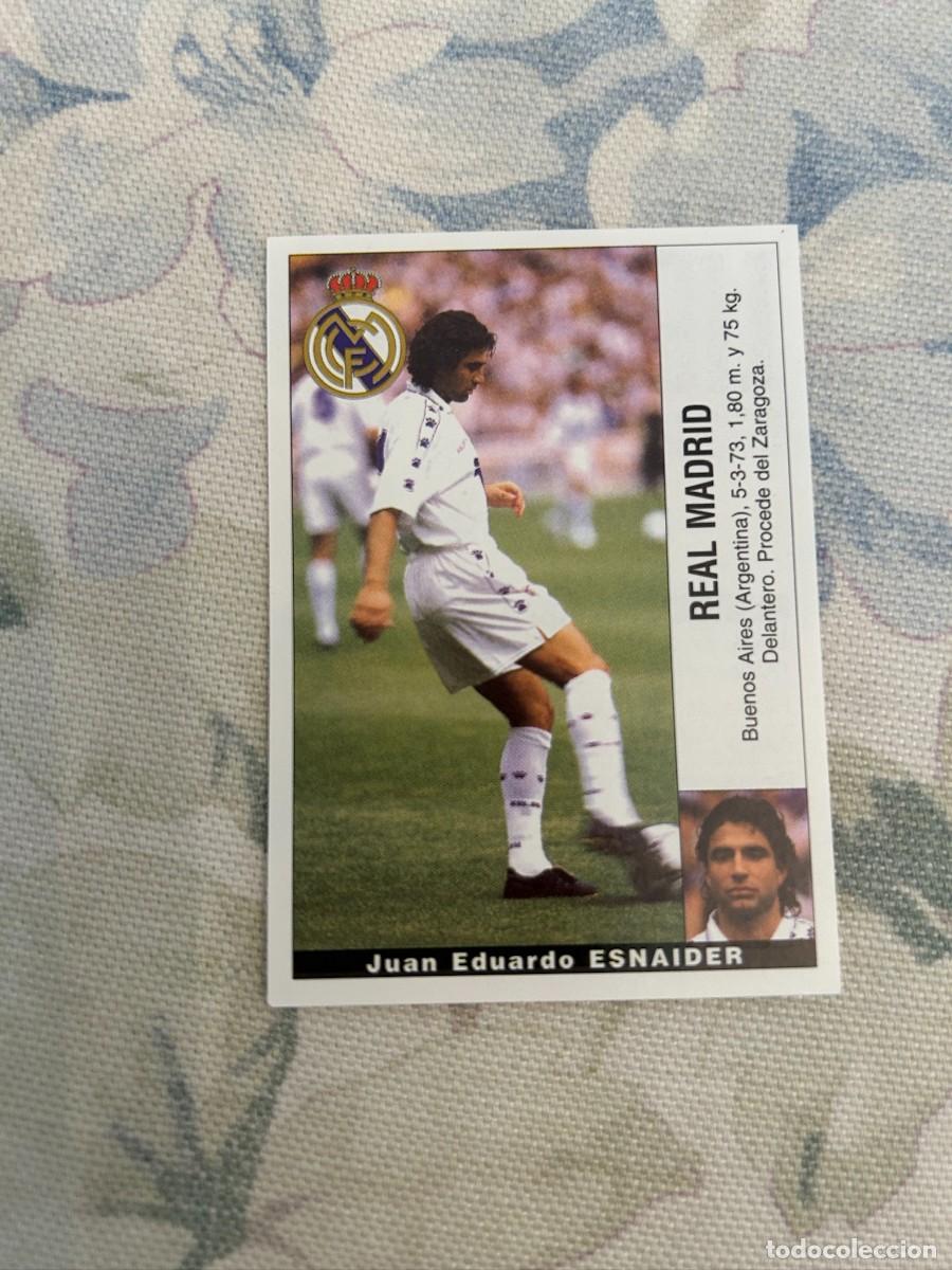 Cartes &agrave; collectionner de Football: ESNAIDER REAL MADRID NUEVO LIGA 95 96 ULTIMO FICHAJE