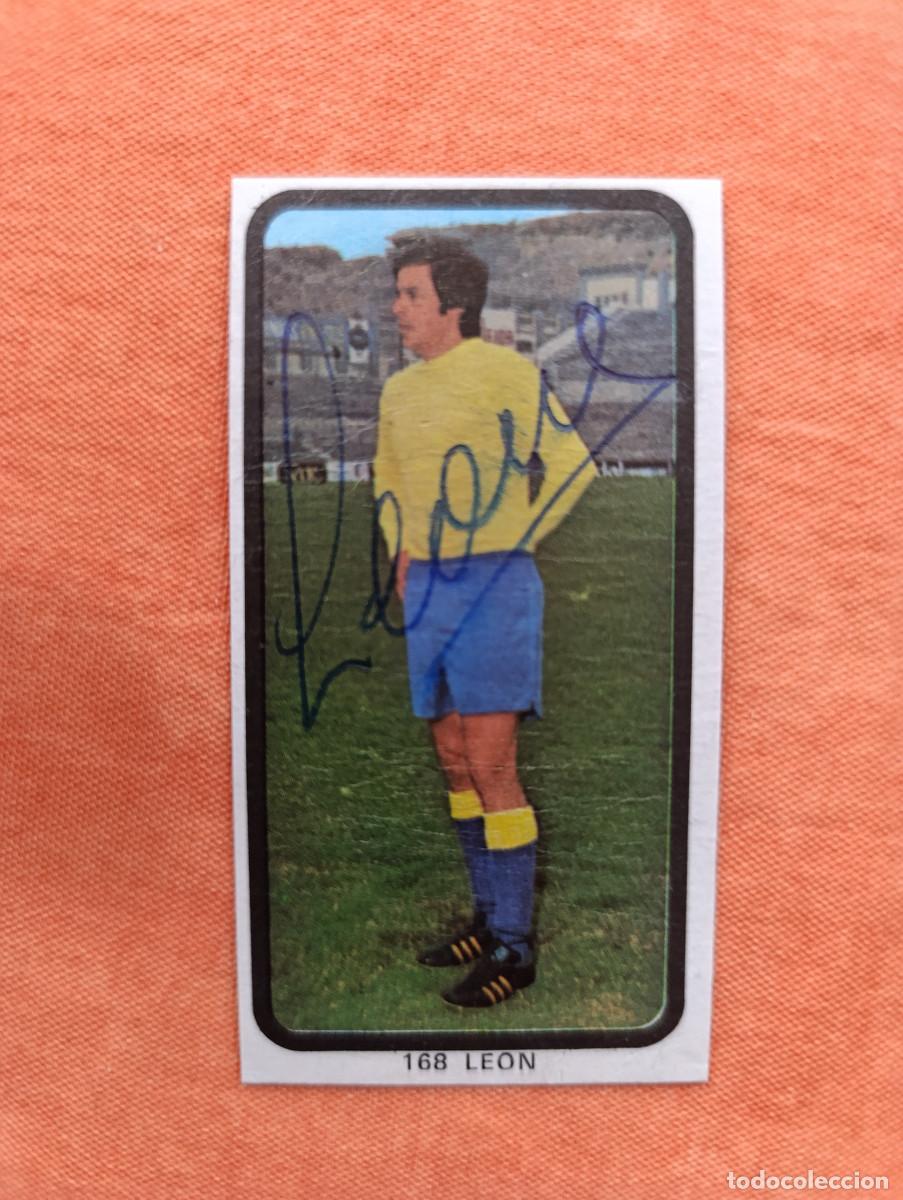 Cartes &agrave; collectionner de Football: CROMO LEON N&ordm; 168, RUIZ ROMERO 1974 1975 ( 74-75). CROMO ORIGINAL FIRMADO. UNICO EN TODOCOLECCION.