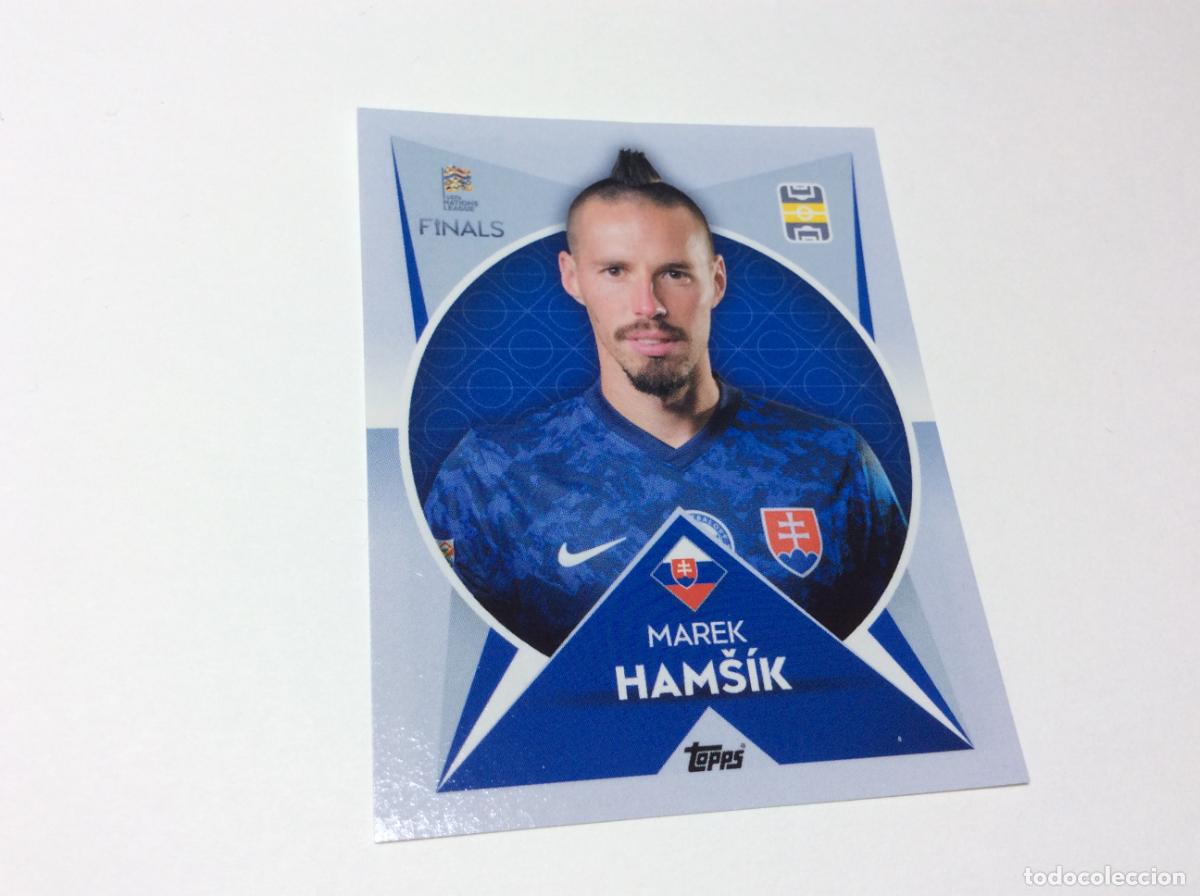Cromos de F&uacute;tbol: 167 Marek Hamsik Cromo Sticker The Road to UEFA Nations League Finals 2022 2023 22 23 Topps