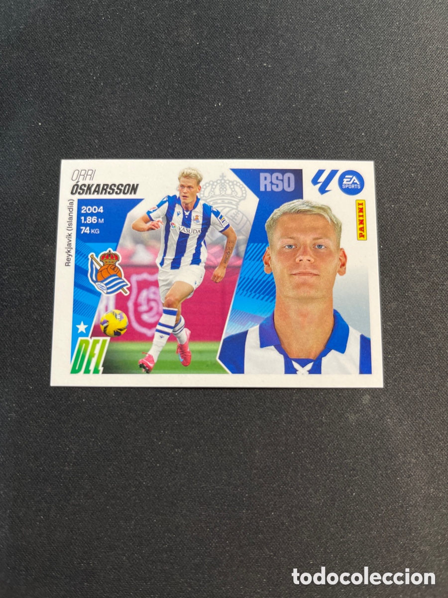 Cromos de F&uacute;tbol: Oskarsson 20 Real Sociedad Liga Este 2025 2026 25 26