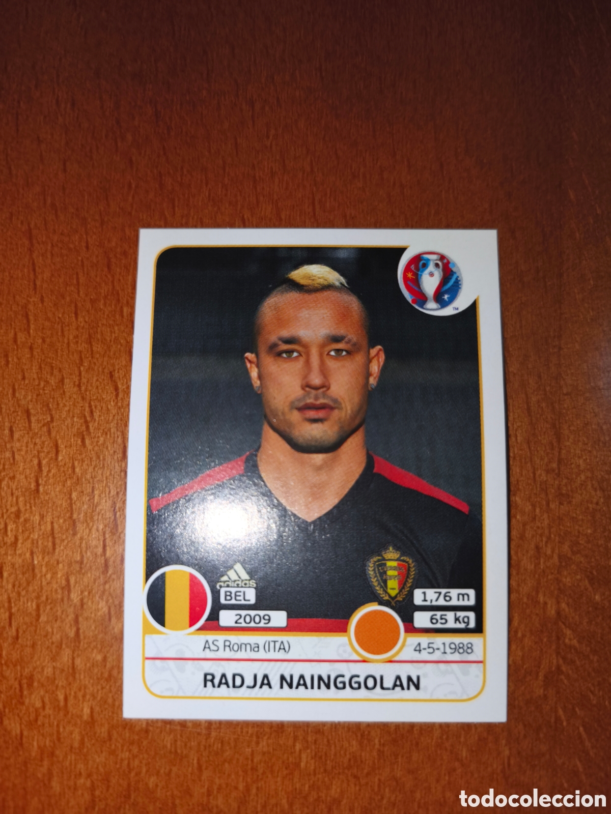 Cartes &agrave; collectionner de Football: Radja Nainggolan n&deg;473 UEFA Euro 2016 B&eacute;lgica
