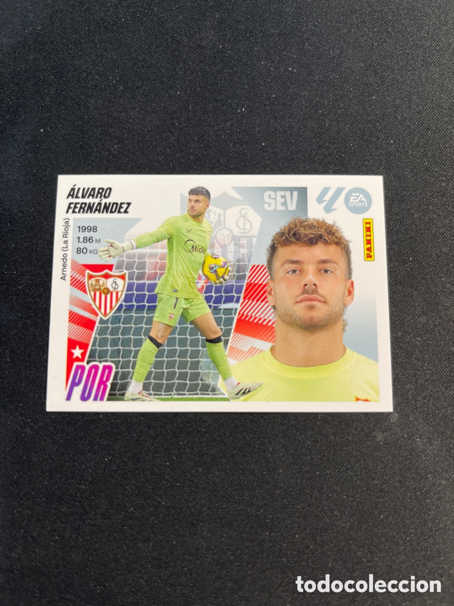 Cromos de F&uacute;tbol: Alvaro Fernandez 4 Sevilla Liga Este 2025 2026 25 26