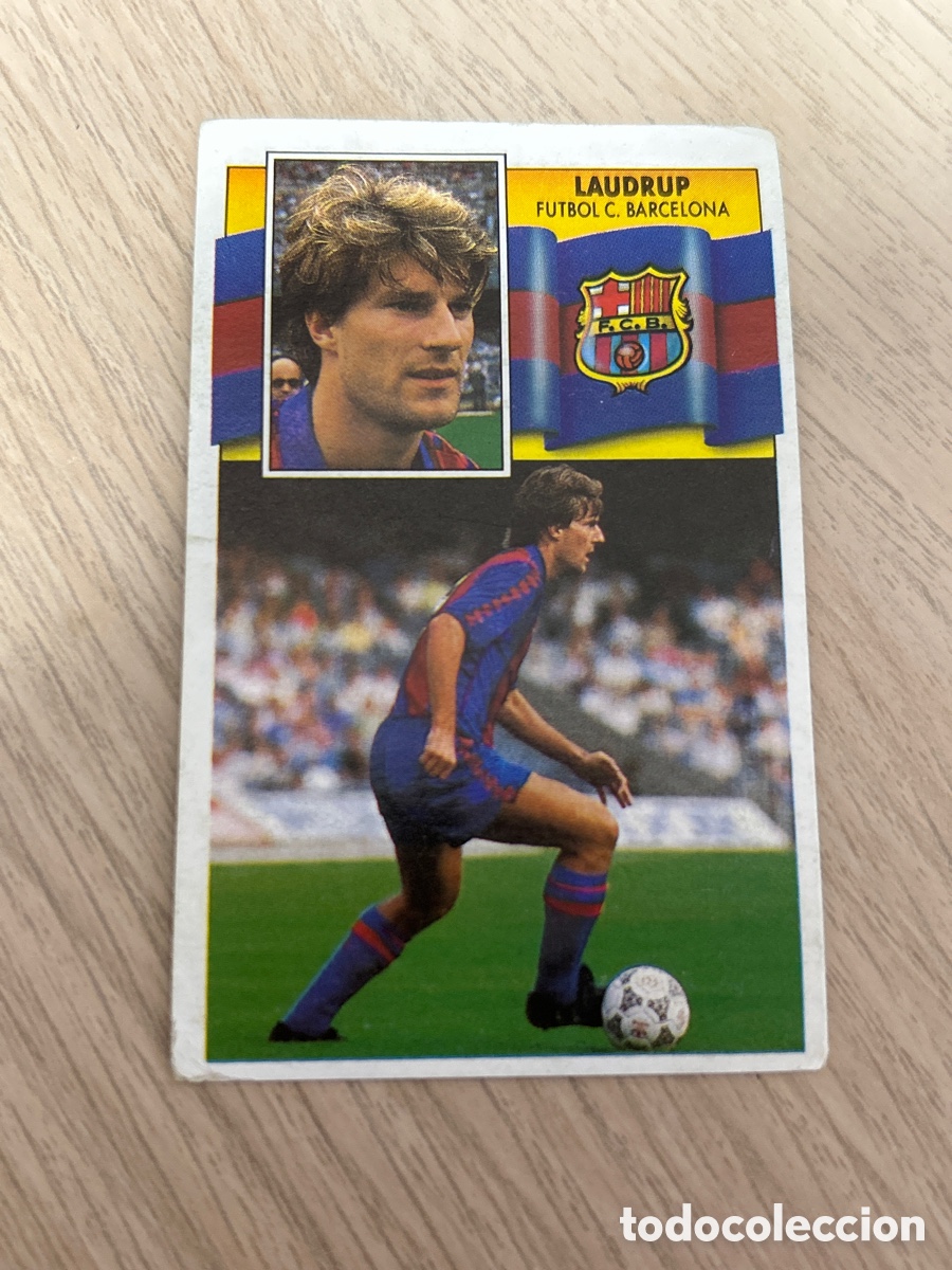 Cromos de F&uacute;tbol: LAUDRUP BARCELONA LIGA ESTE 1990 1991 90 91 NUNCA PEGADO SIN PEGAR