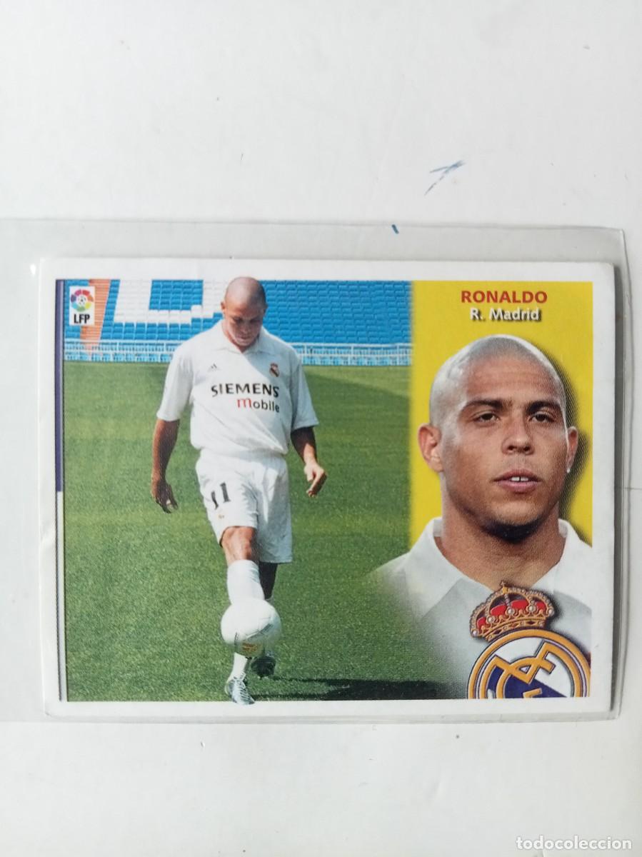 Cromos de F&uacute;tbol: Ronaldo 2002-2003 fichaje 31 REAL MADRID.EDICIONES ESTE. NUNCA PEGADO