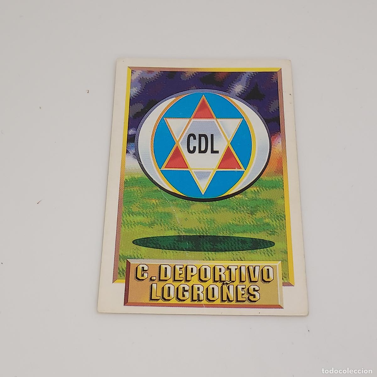 Cromos de F&uacute;tbol: CROMO ESCUDO LOGRO&Ntilde;ES 1993 1994 93 94 EDICIONES ESTE CARTON SIN PEGAR