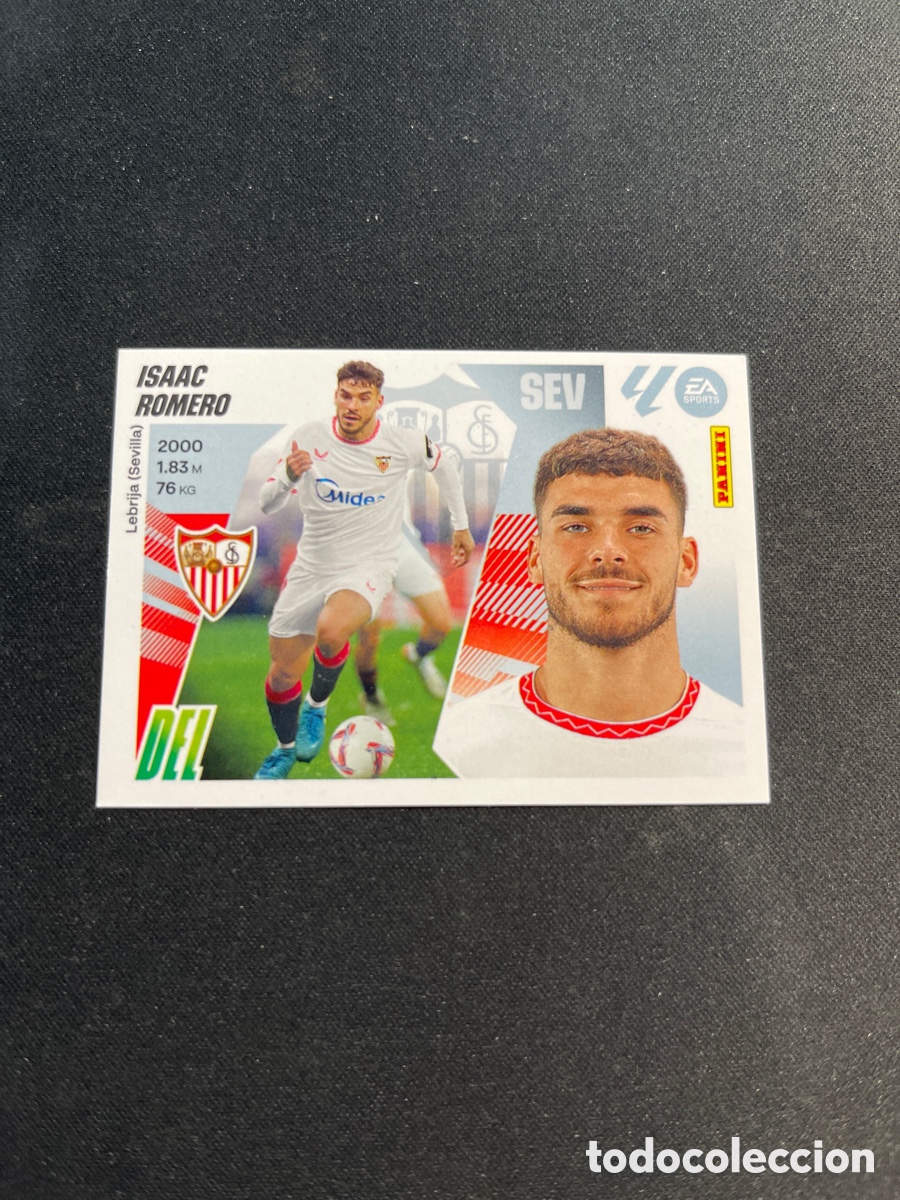 Cromos de F&uacute;tbol: Isaac Romero 19 Sevilla Liga Este 2025 2026 25 26