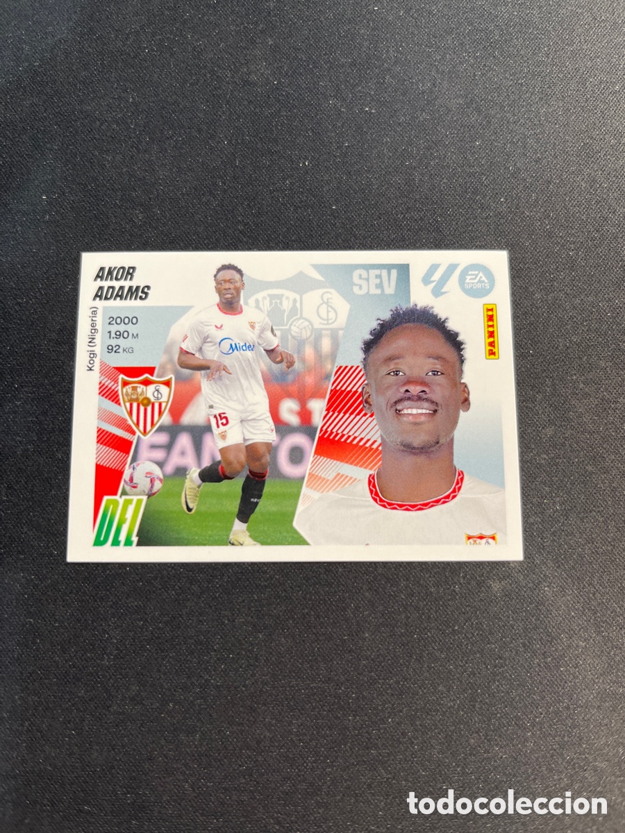Cromos de F&uacute;tbol: Akor Adams 20A Sevilla Liga Este 2025 2026 25 26