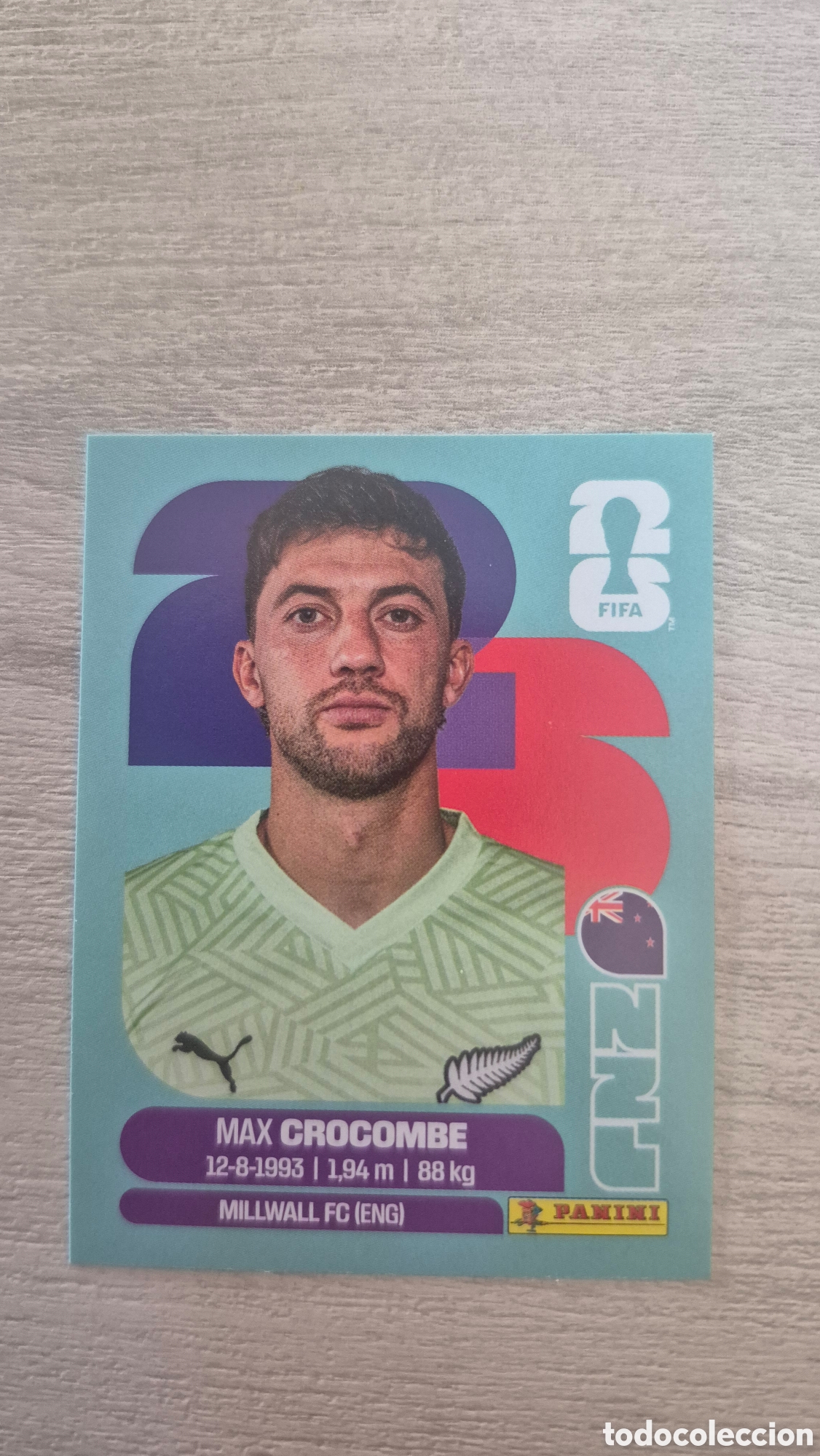 Cromos de F&uacute;tbol: NZL2 Crocombe FIFA World Cup 2026