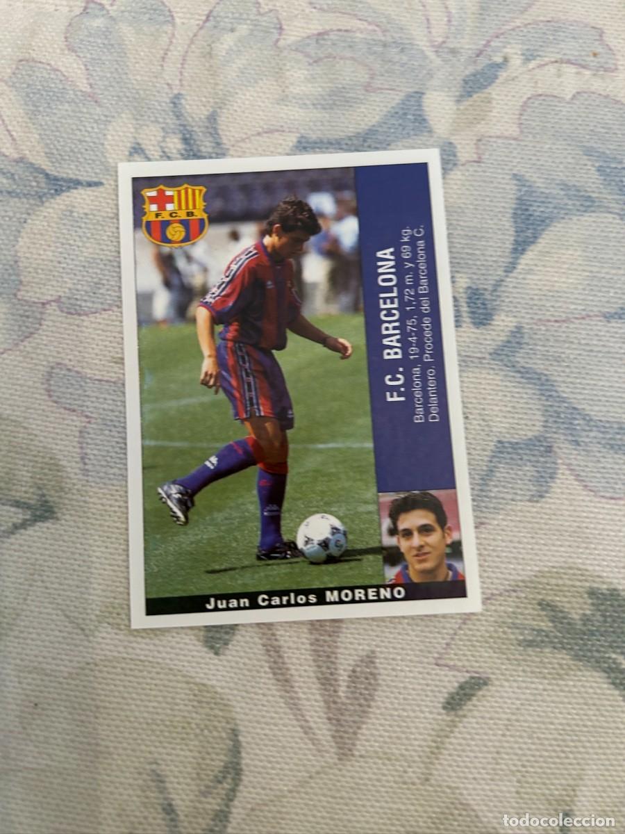 Football Stickers: MORENO BARCELONA LIGA 95 96 BAJA DIFICIL