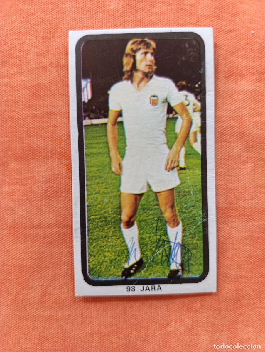 Football Stickers: CROMO JARA N&ordm; 98, RUIZ ROMERO 1974 1975 (74-75). CROMO ORIGINAL FIRMADO. UNICO EN TODOCOLECCION.