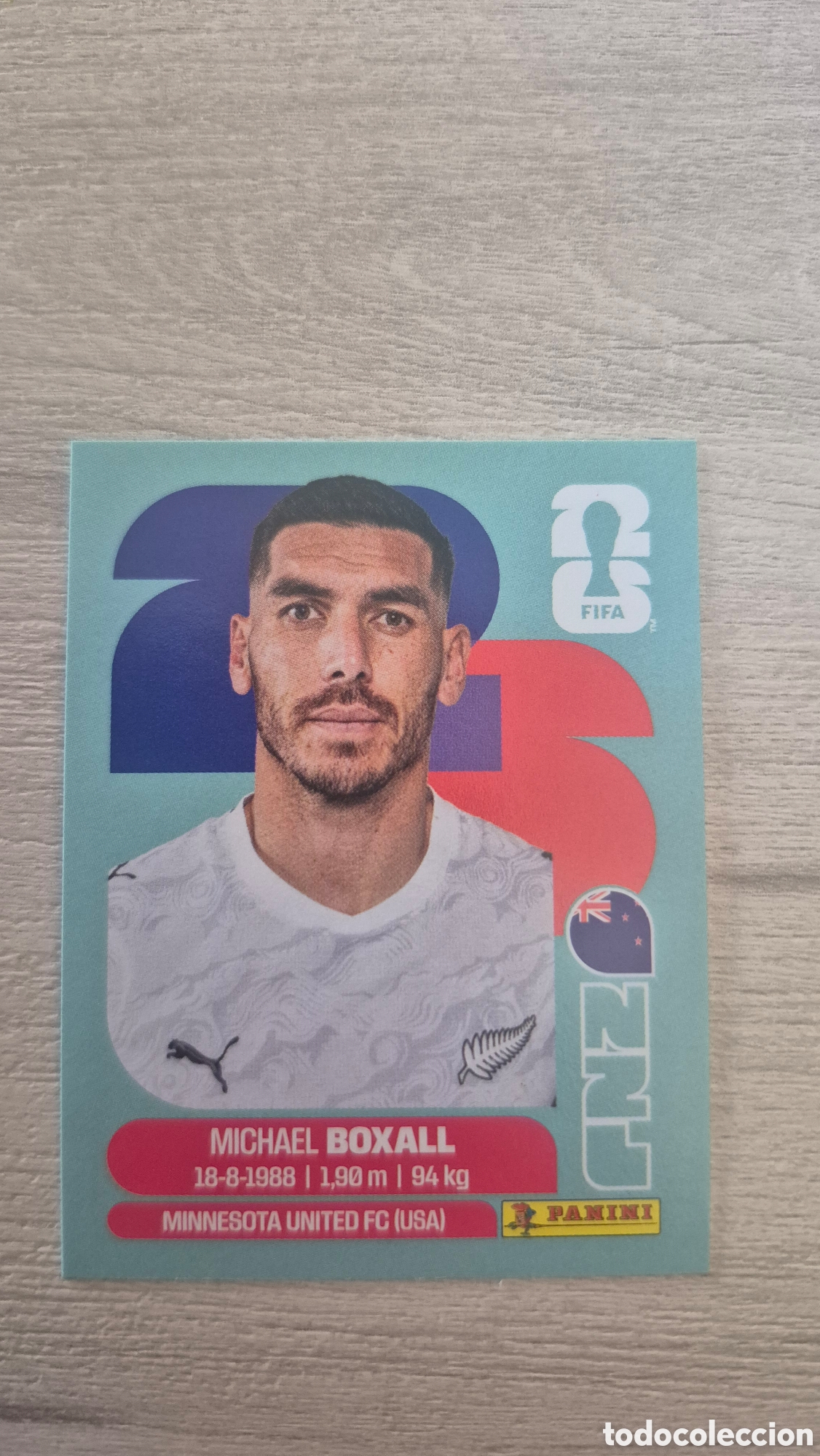Cromos de F&uacute;tbol: NZL4 Boxall FIFA World Cup 2026
