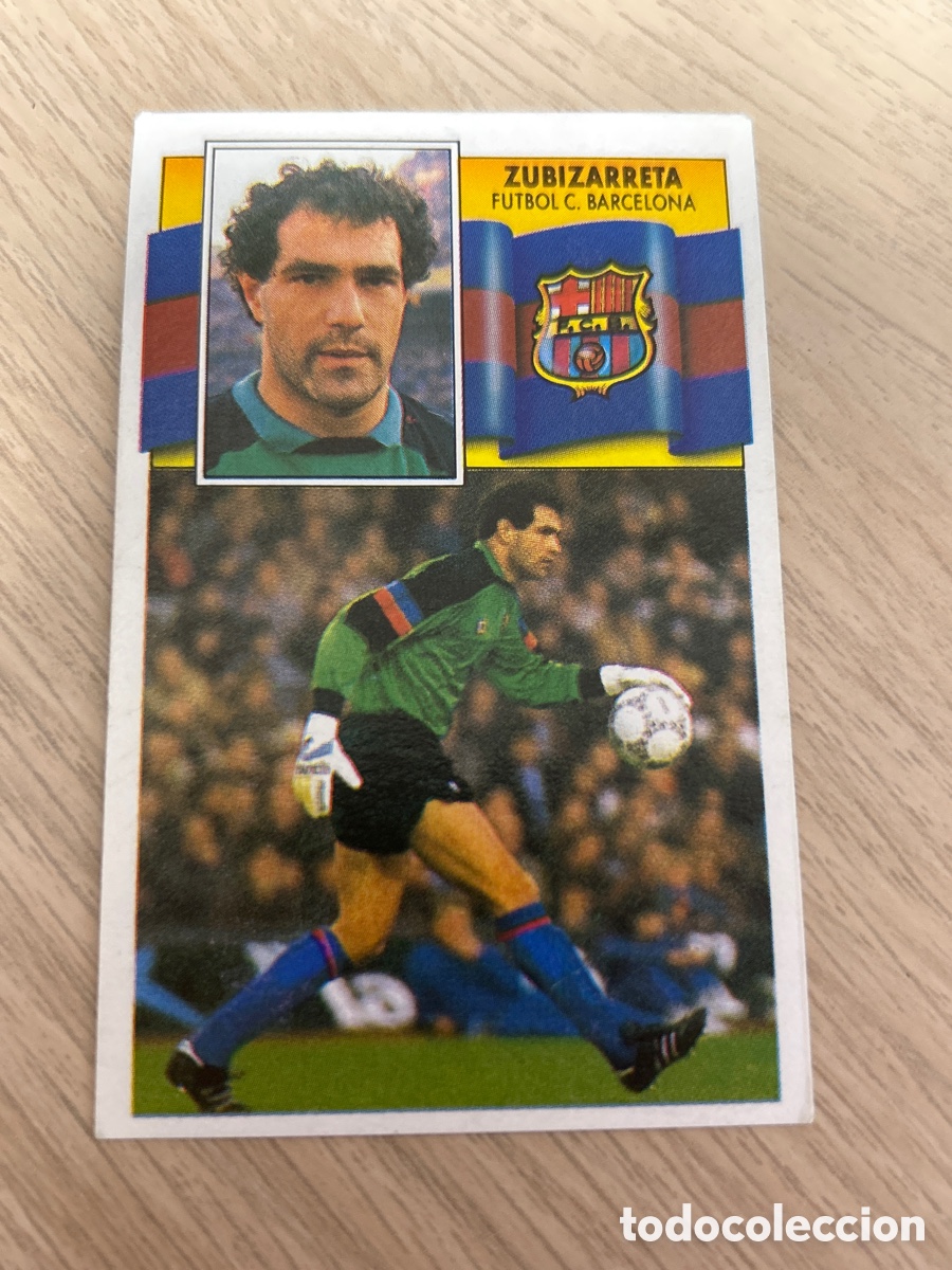 Football Stickers: ZUBIZARRETA BARCELONA LIGA ESTE 1990 1991 90 91 NUNCA PEGADO SIN PEGAR