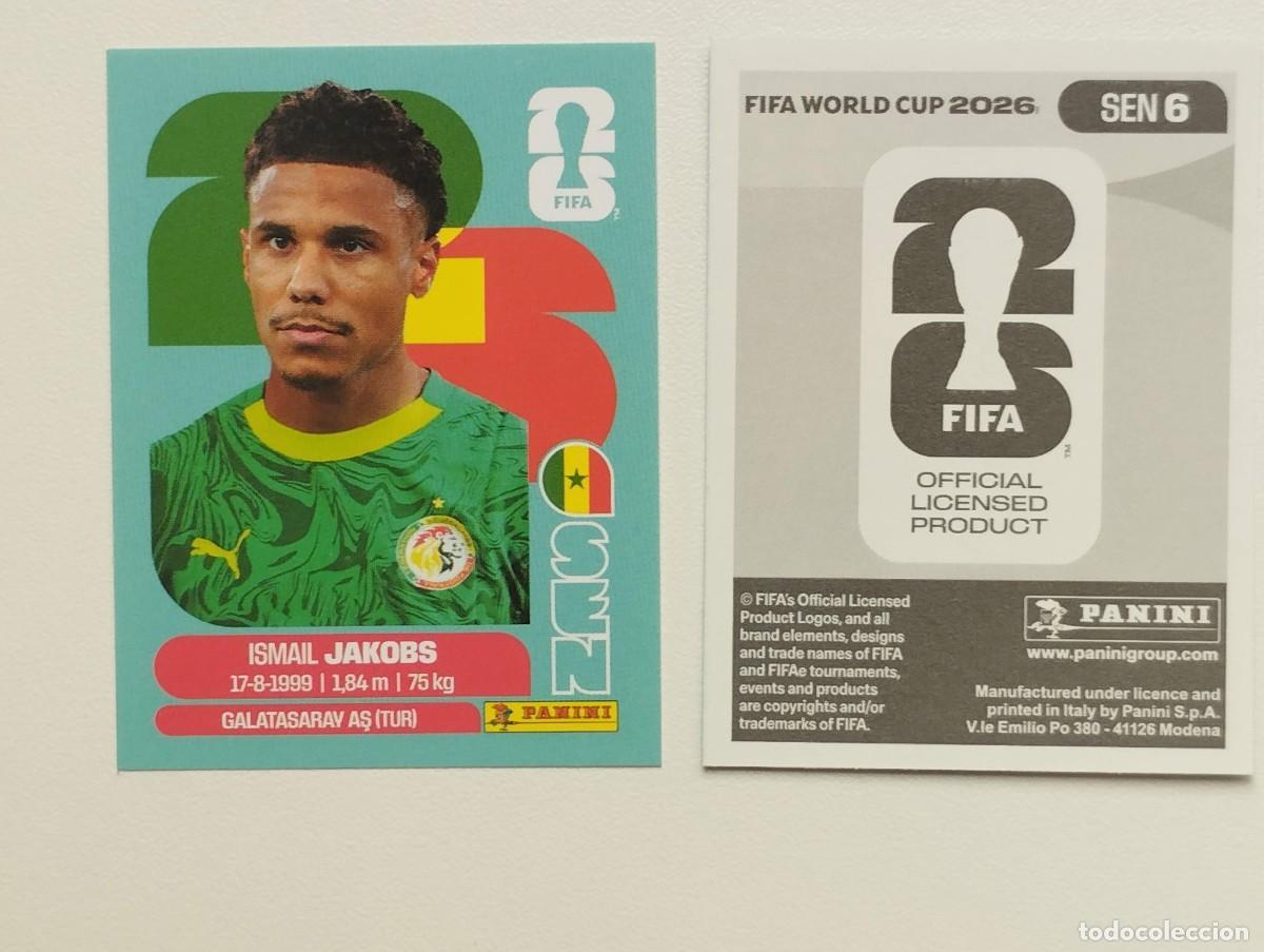 Football Stickers: CROMO STICKER WORLD CUP 2026 MUNDIAL 26 PANINI SENEGAL SEN8 SEN 6 JAKOBS