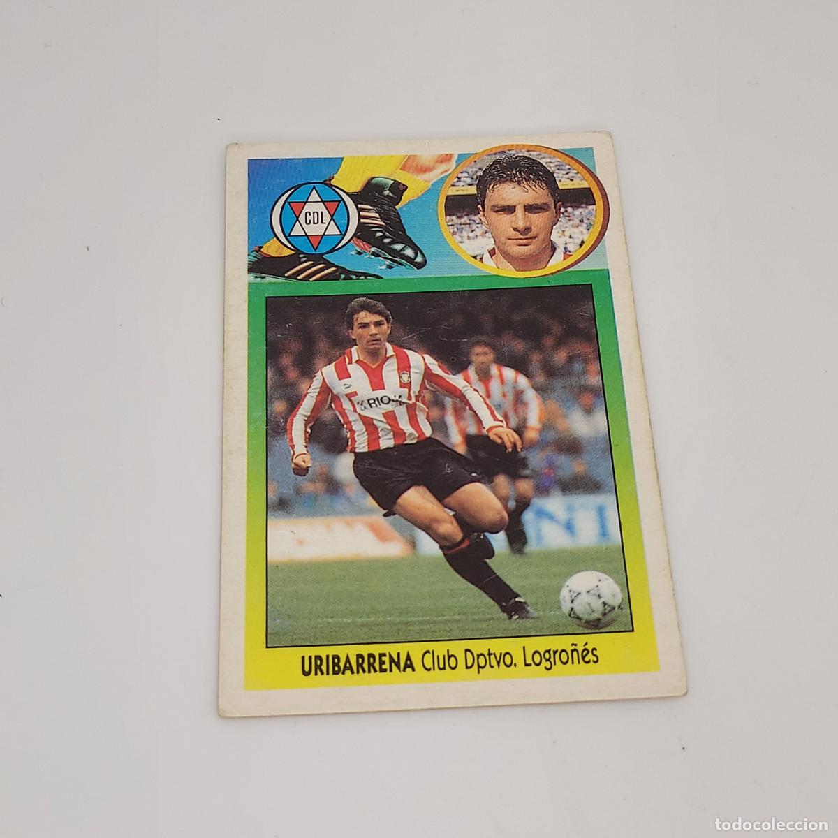 Cartes &agrave; collectionner de Football: CROMO URIBARRENA LOGRO&Ntilde;ES 1993 1994 93 94 EDICIONES ESTE CARTON SIN PEGAR
