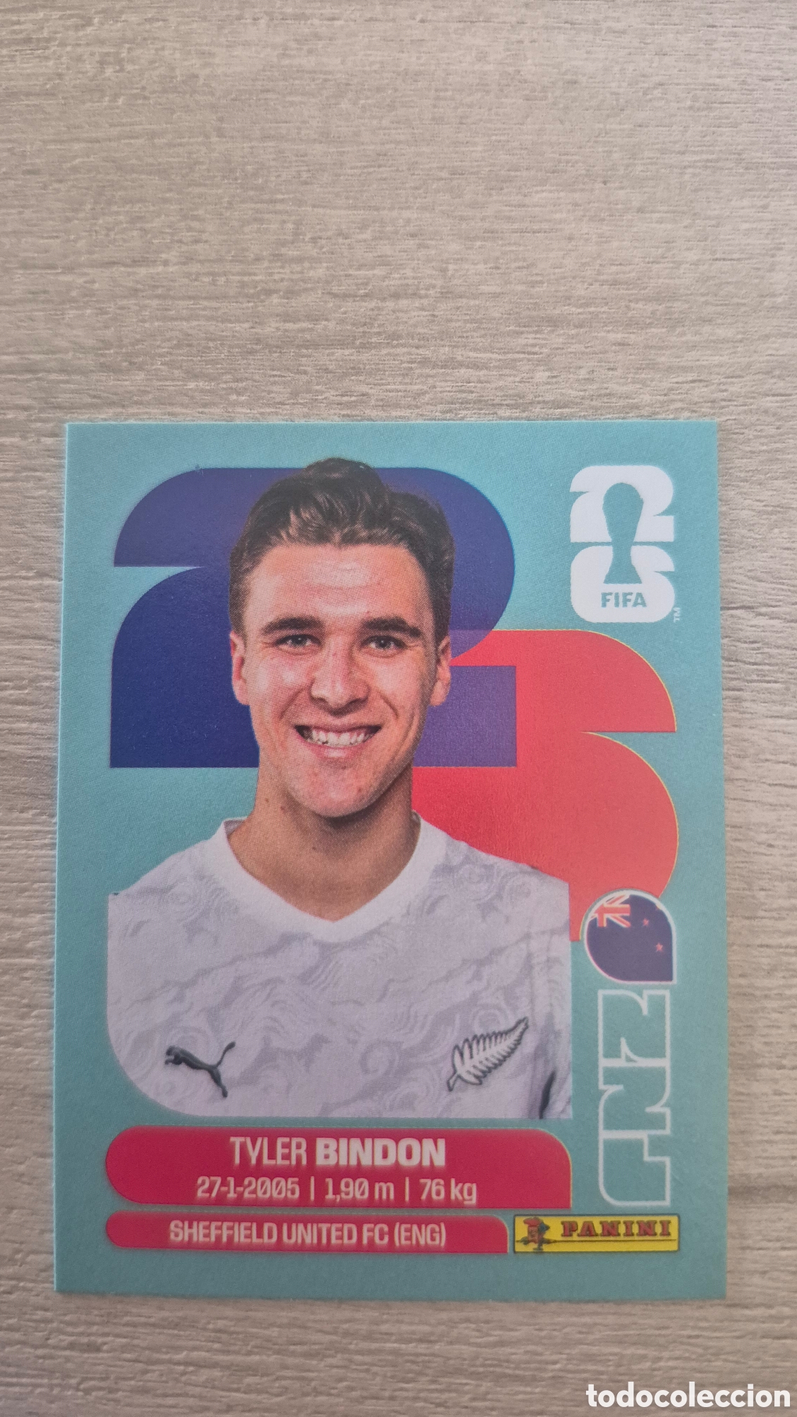 Cartes &agrave; collectionner de Football: NZL7 Bindon FIFA World Cup 2026