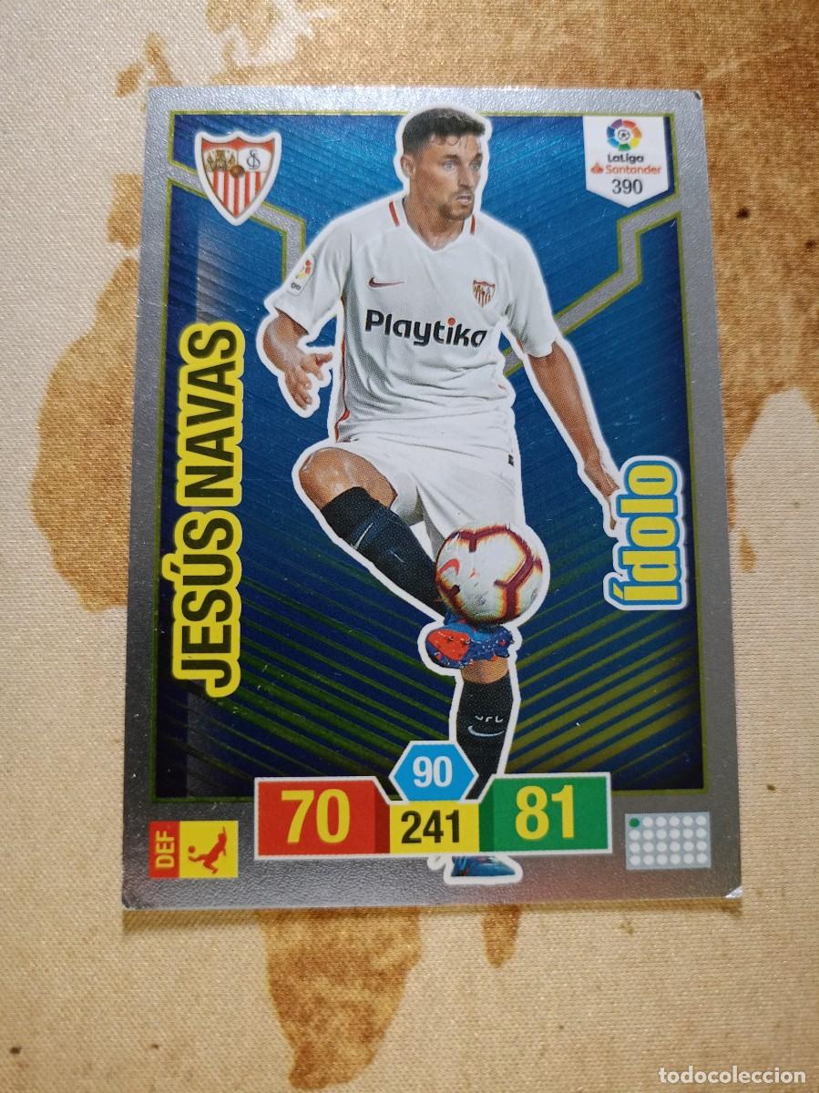 Cartes &agrave; collectionner de Football: # &Iacute;dolo 390 JES&Uacute;S NAVAS Adrenalyn 2018-19