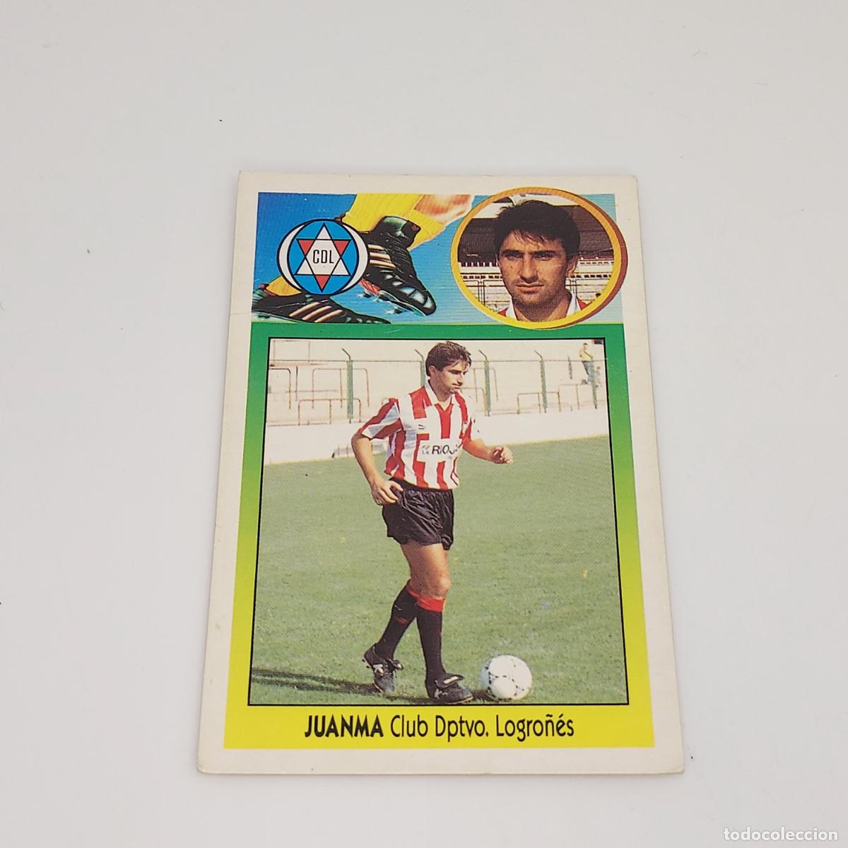 Cartes &agrave; collectionner de Football: CROMO JUANMA LOGRO&Ntilde;ES 1993 1994 93 94 EDICIONES ESTE CARTON SIN PEGAR
