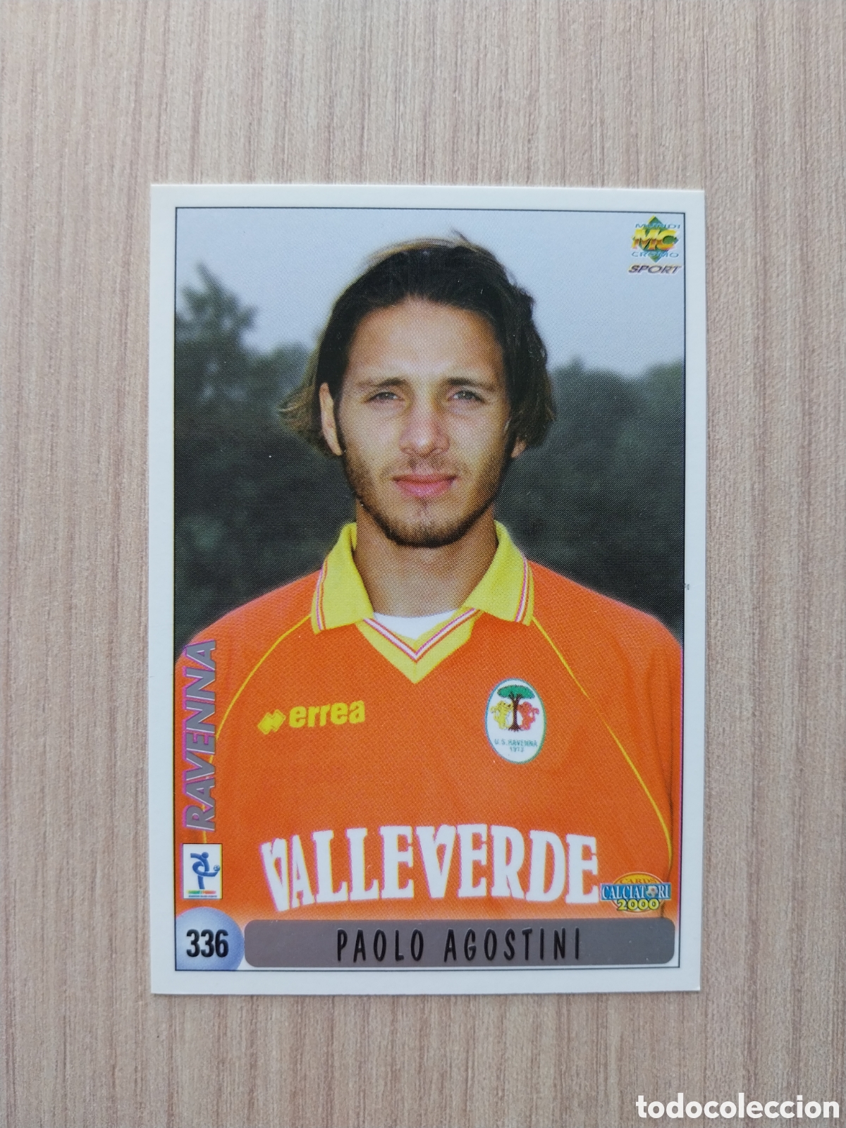 Cartes &agrave; collectionner de Football: PAOLO AGOSTINI ROBERTO MURGITA N&deg; 336 CALCIATORI 1999 2000 99 00 RAVENNA MUNDICROMO ITALIA F&Uacute;TBOL