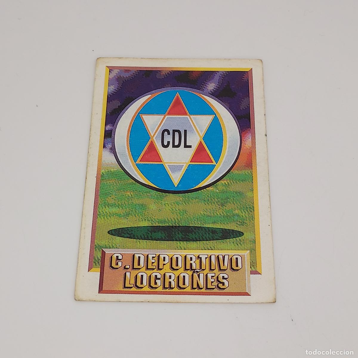 Football Stickers: CROMO ESCUDO LOGRO&Ntilde;ES 1993 1994 93 94 EDICIONES ESTE ADHESIVO SIN PEGAR