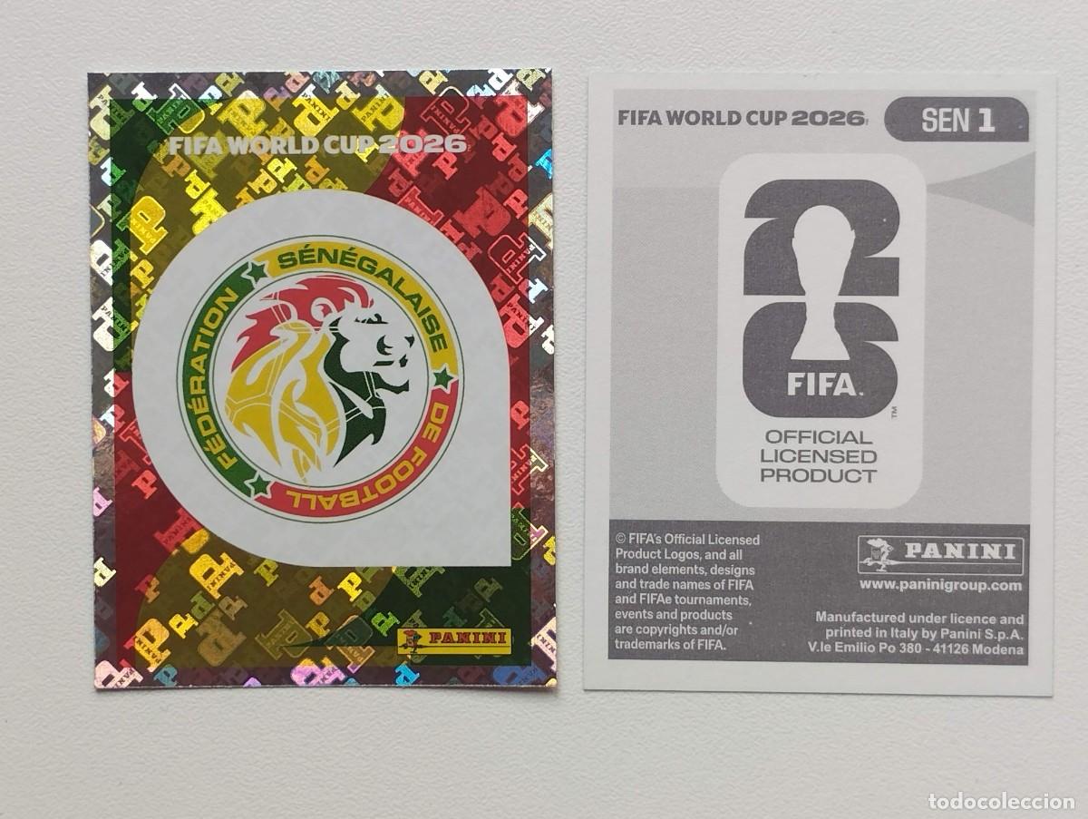 Football Stickers: CROMO STICKER WORLD CUP 2026 MUNDIAL 26 PANINI SENEGAL SEN1 SEN 1 ESCUDO