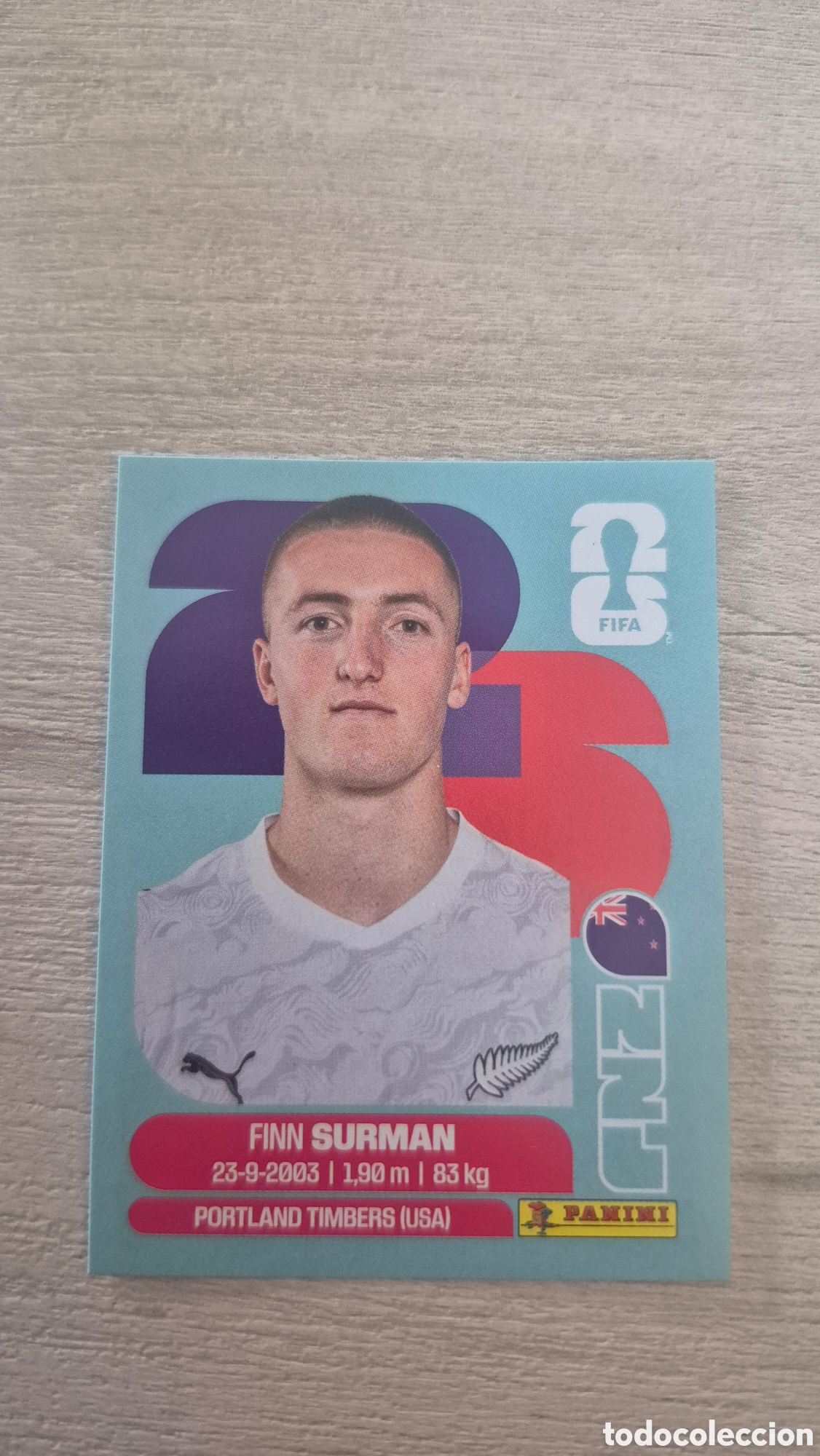 Football Stickers: NZL9 Surman FIFA World Cup 2026